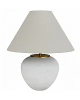 Белая настольная лампа "Ноэл"