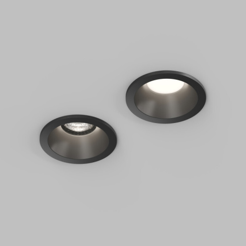 Встраиваемый влагозащищённый светильник COVE, IP44, до 15 Вт LED, GU10, алюминий, чёрный фото 4