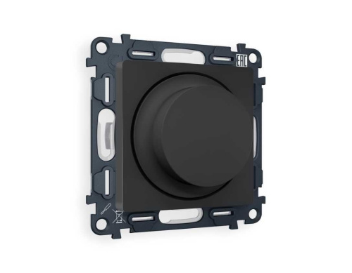 Комплект механизма светорегулятора универсального AMBRELLA VOLT ALFA Графит мягкое касание 25-600W/LED 5-300W QUANT (AP9055, VM136) MA905510