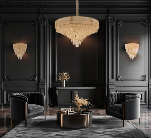 Люстра подвесная Delight Gold FL1058-27P фото 4 Люстра подвесная Delight Gold FL1058-27P фото 4