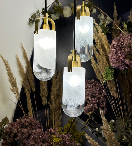 Подвесной светильник MT9056-3H brass фото 5