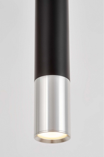 Подвесной светильник Lumina Deco Tuba TP 1101-300 BK+CHR фото 3