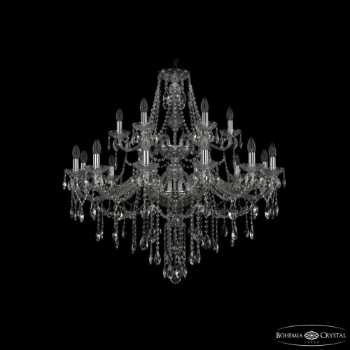 Люстра хрустальная 1415/12+6/360/2d Ni Люстра хрустальная 1415/12+6/360/2d Ni