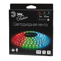Светодиодная влагозащищенная лента ЭРА 7,2W/m 30LED/m 5050SMD RGB 5M LS5050-30LED-IP65-RGB-5m C0043044