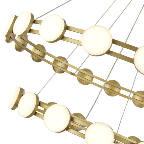 SL6610.203.36 Светильник подвесной ST-Luce золотистый/белый LED 1*70W 4000K MONRO фото 3