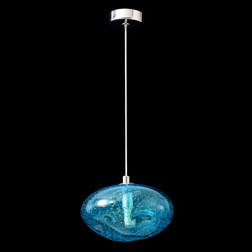 Светильник подвесной Crystal Lux FORMLESS SP1 BLUE фото 3