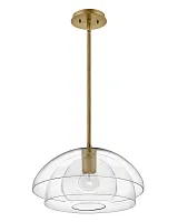 Золотой подвесной светильник "Хатфилд"
