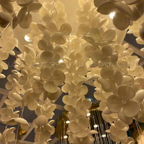 Люстра Cloyd TAONGI C9 / выс. 80 см - керамика - белый (арт.11333) фото 3