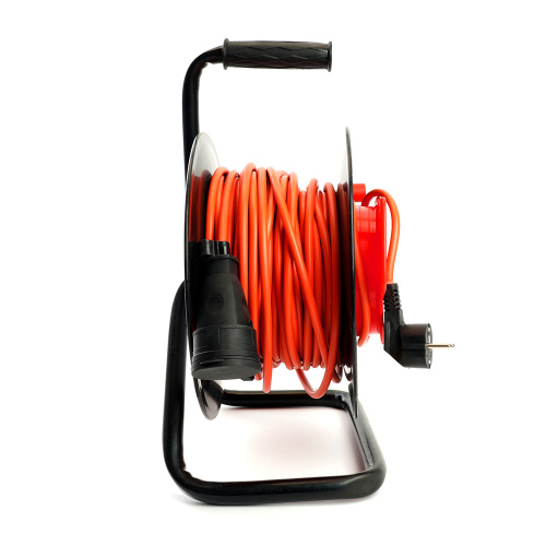 Удлинитель на пластиковой катушке STD04-10-30  1-местный с/з 3*1,5, 30м, 250В, 16А, IP44, Standart (40014) фото 4