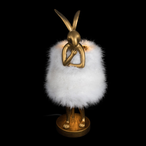 10315/A White fluff Настольная лампа LOFT IT Lapine фото 4 10315/A White fluff Настольная лампа LOFT IT Lapine фото 4