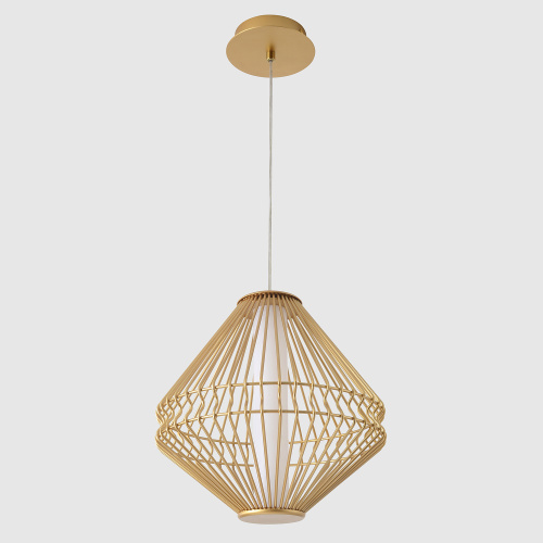 Светильник подвесной Crystal Lux CUADRA SP15W LED GOLD фото 4