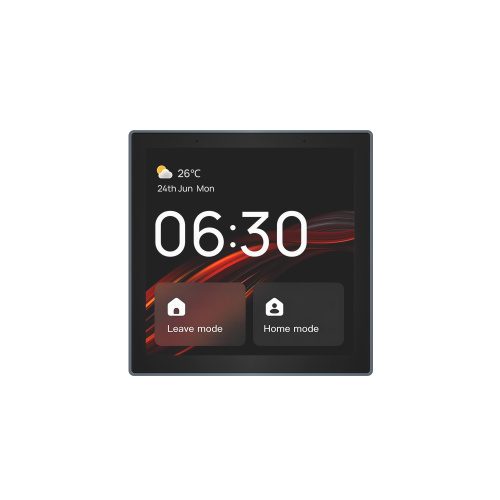 DK7405-BK Панель управления умным домом 4? (Wi-Fi / Zigbee / Bluetooth, Tuya / Smart Life), алюминий + закалённое стекло, цвет чёрный фото 2