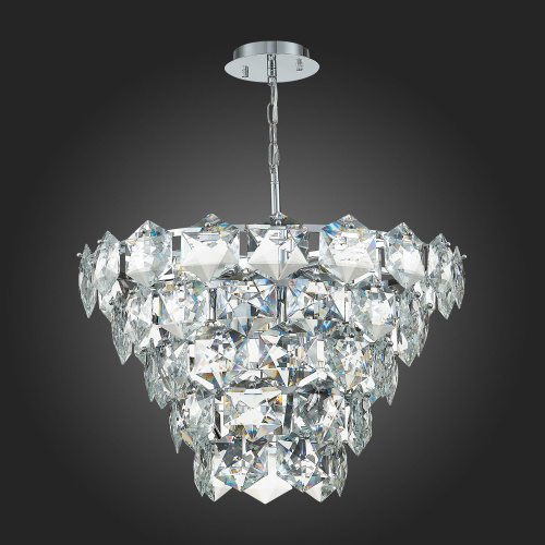 SL1631.103.09 Люстра подвесная ST-Luce Хром/Прозрачный E14 9*40W VITERBO фото 6