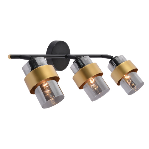 Настенно-потолочный свет Escada 1169/3A E14*40W Black/Gold фото 3
