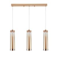 Подвесной светодиодный светильник Indigo Rilucente 11061/3P Gold V000150L