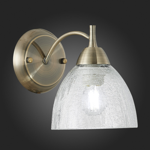 SLE104401-01 Светильник настенный Бронза/Прозрачный E27 1*60W фото 6