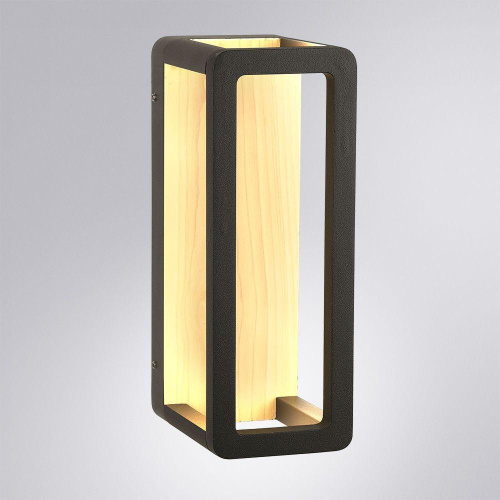 Уличный настенный светодиодный светильник Arte Lamp Hassaleh A3374AL-1BR фото 4