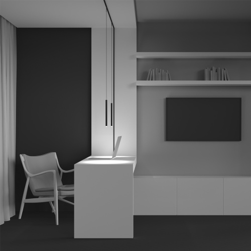 Трековый подвесной светильник Technical TR191-1-3W4K-M-B фото 5