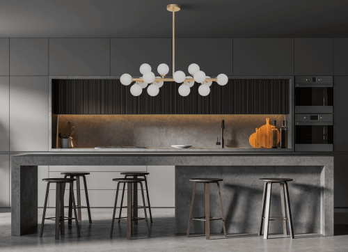 Подвесной светильник Lumina Deco Marsiada LDP 6033-16 GD фото 12