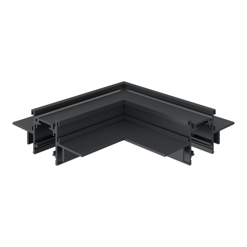 ST1007.429.12 Угол-соединитель для встраиваемого магнитного шинопровода под ГКЛ 12мм ST-Luce Черный SKYLINE 48+