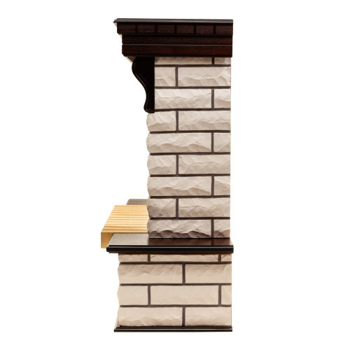 Каминокомплект COUNTRY/БРУКЛИН Античный дуб с очагом Электроочаг EPSILON 26 фото 8