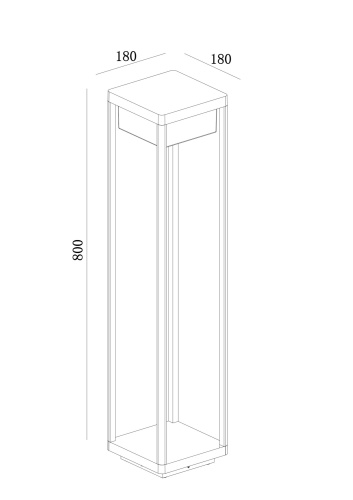 Ландшафтный светильник Outdoor O021FL-L10B3K фото 11