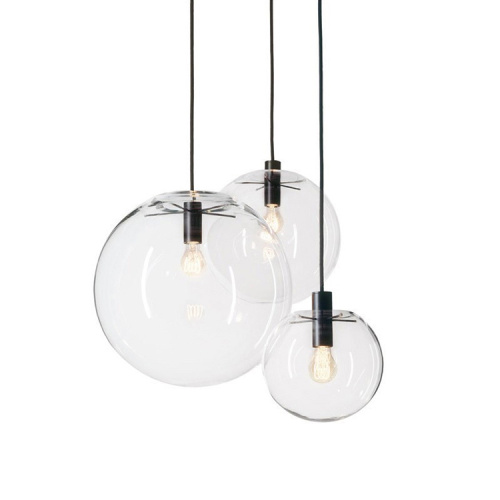 Подвесной светильник Ball 40 black/clear фото 2