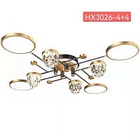 Люстра потолочная Alfa Light F3824-13 GD LED 2 COLOUR