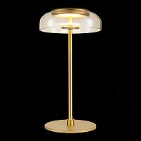 SL6002.204.01 Прикроватная лампа ST-Luce Золотистый/Янтарный LED 1*7W 4000K LAZIO