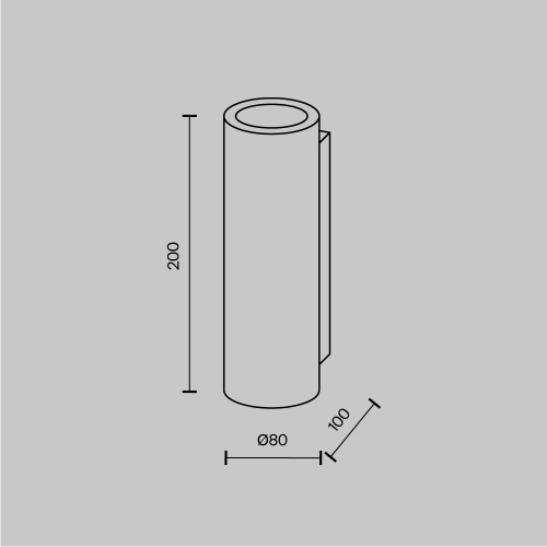 Настенный светильник (бра) Technical C191-WL-02-W фото 2