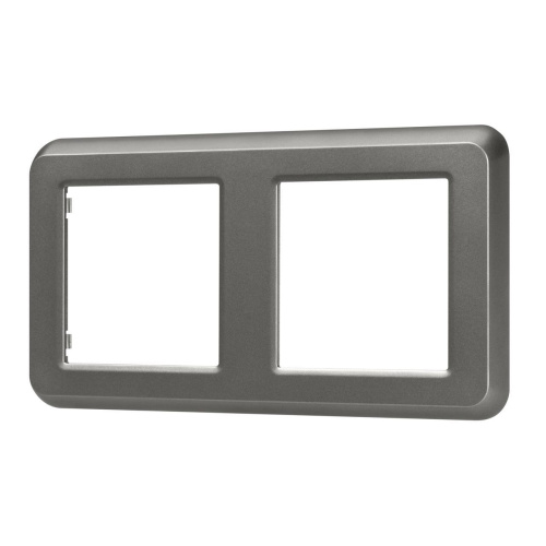 Рамка пластиковая FRM-VERSA-PL-2-GR Arlight 043780 Рамка пластиковая FRM-VERSA-PL-2-GR Arlight 043780