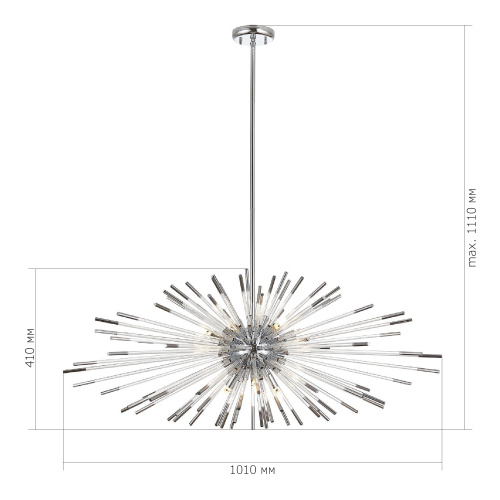 SL1097.103.09 Светильник подвесной ST-Luce Хром G9 9*5W CALLIO фото 9