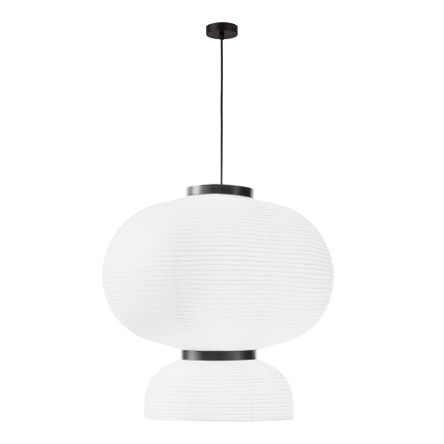 SLE6021-513-02 Светильник подвесной черный/белый D450*H480mm E27 2*60W LYKKE
