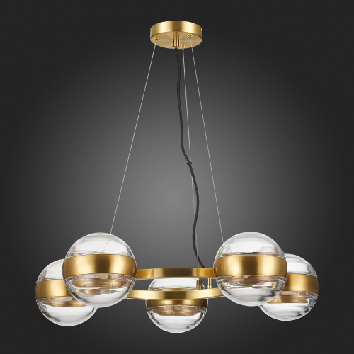 SL1156.303.05 Светильник подвесной ST-Luce Латунь/Прозрачный G9 5*5W BALA фото 6