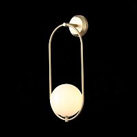 SL1118.201.01 Светильник настенный ST-Luce Золотистый/Белый E14 1*40W PENOLO