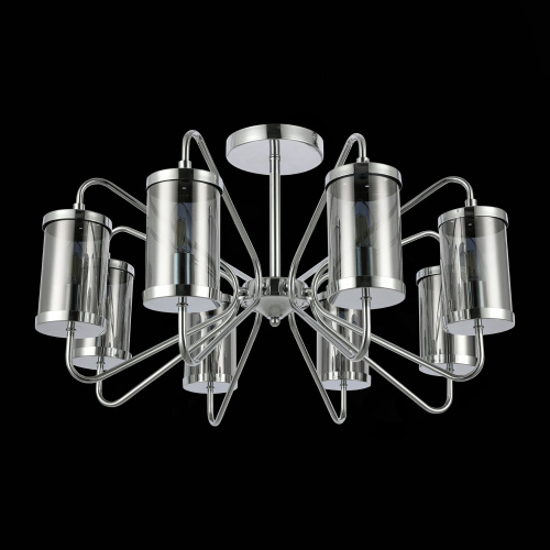 SLE102302-08 Светильник потолочный Хром/Дымчатый E14 8*40W VALIERI фото 7