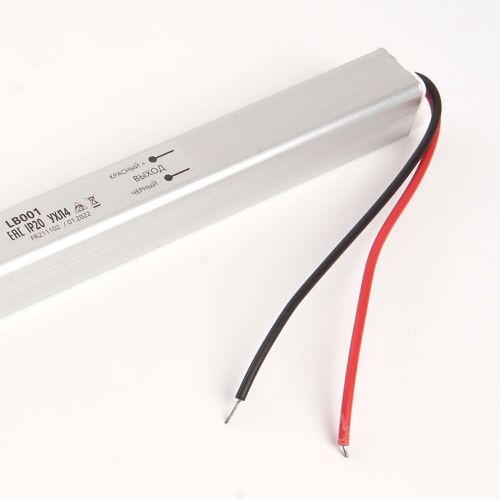 Трансформатор электронный для светодиодной ленты 36W 24V ( ультратонкий драйвер), LB001 фото 2