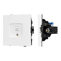 Механизм компьютерной розетки SCT-TENDO-MPC1-PL-WH (RJ-45, CAT6) Arlight 054098
