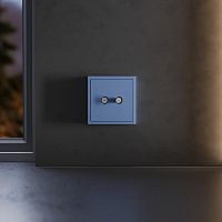 Накладка для розетки телевизионной оконечной TV+SAT, S70 (деним) Voltum VLS001615