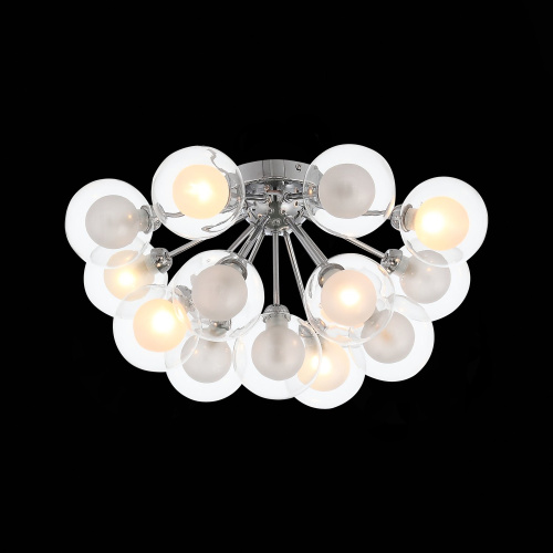 SL431.102.15 Люстра потолочная ST-Luce Хром/Прозрачный, Белый G9 15*5W DUALITA фото 8