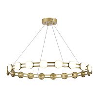 SL6610.203.20 Светильник подвесной ST-Luce золотистый/белый LED 1*40W 4000K MONRO