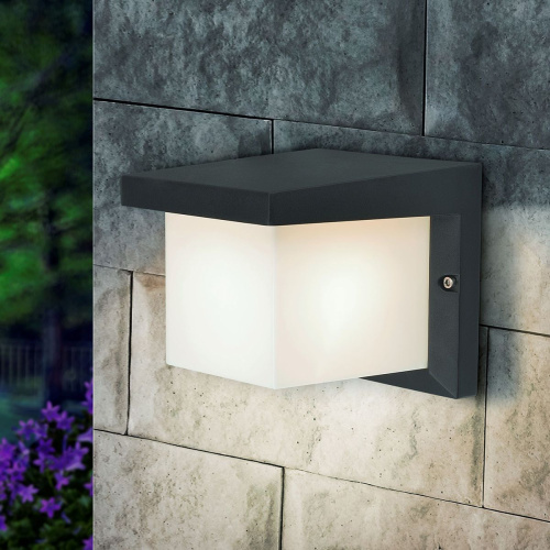 Пылевлагозащи<wbr>щенный настенный светильник Shelter Grit IP54 1540 Techno черный фото 2