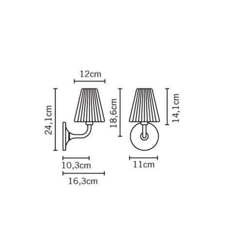 Настенный светильник D87D0100 фото 3