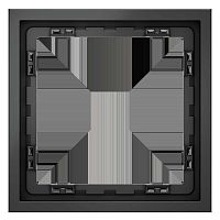 Рамка пластиковая Voltum S70 на 1 пост, (графит) VLS100107