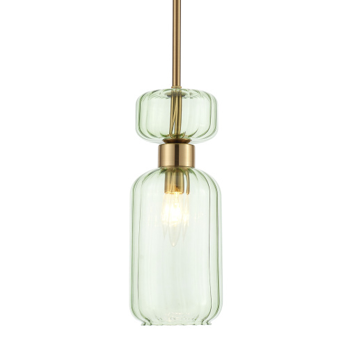 Подвесной светильник Escada 1141/1S E14*60W Antigue copper/Green фото 3