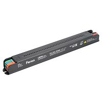 Трансформатор  для светодиодной ленты с диммированием 200W 24V IP20 , клипсы, LB006
