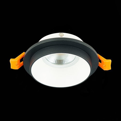 ST206.428.01 Св-к встр. Черный GU10 1*50W  IP20 D92xH38 220V Без ламп Встраиваемые светильники фото 9