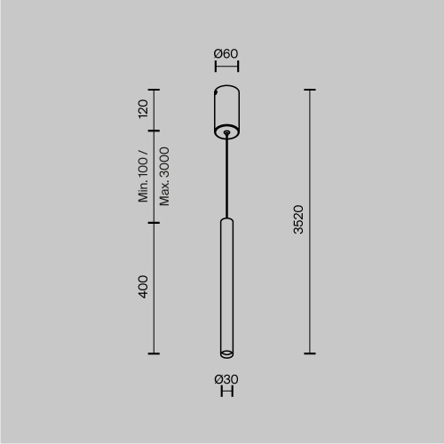 Подвесной светильник Maytoni MOD159PL-L6GK фото 7