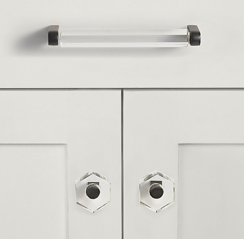 Ручка-кнопка Lambeth Crystal Hex. d.3.8 Bronze фото 3