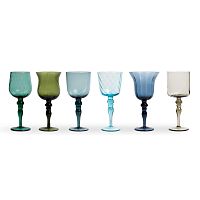 Набор бокалов Diseguale Blue/Green set of 6